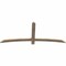 Ekena Millwork Bellingham Smooth Timber Gable Bracket, Douglas Fir, 72"W x 30"H x 1 1/2"D x 3 1/2"F, 10/12 Pitch GBW072X30X0204BEL00SDF - alternate 3